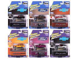 Johnny Lightning - Collector's Tin 2025 Set of 6 Cars Release 2 Limited Edition 1/64 - Multicolor