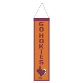 WinCraft - Virginia Tech Hokies 8" x 32" Slogan Wool Banner - Multicolor