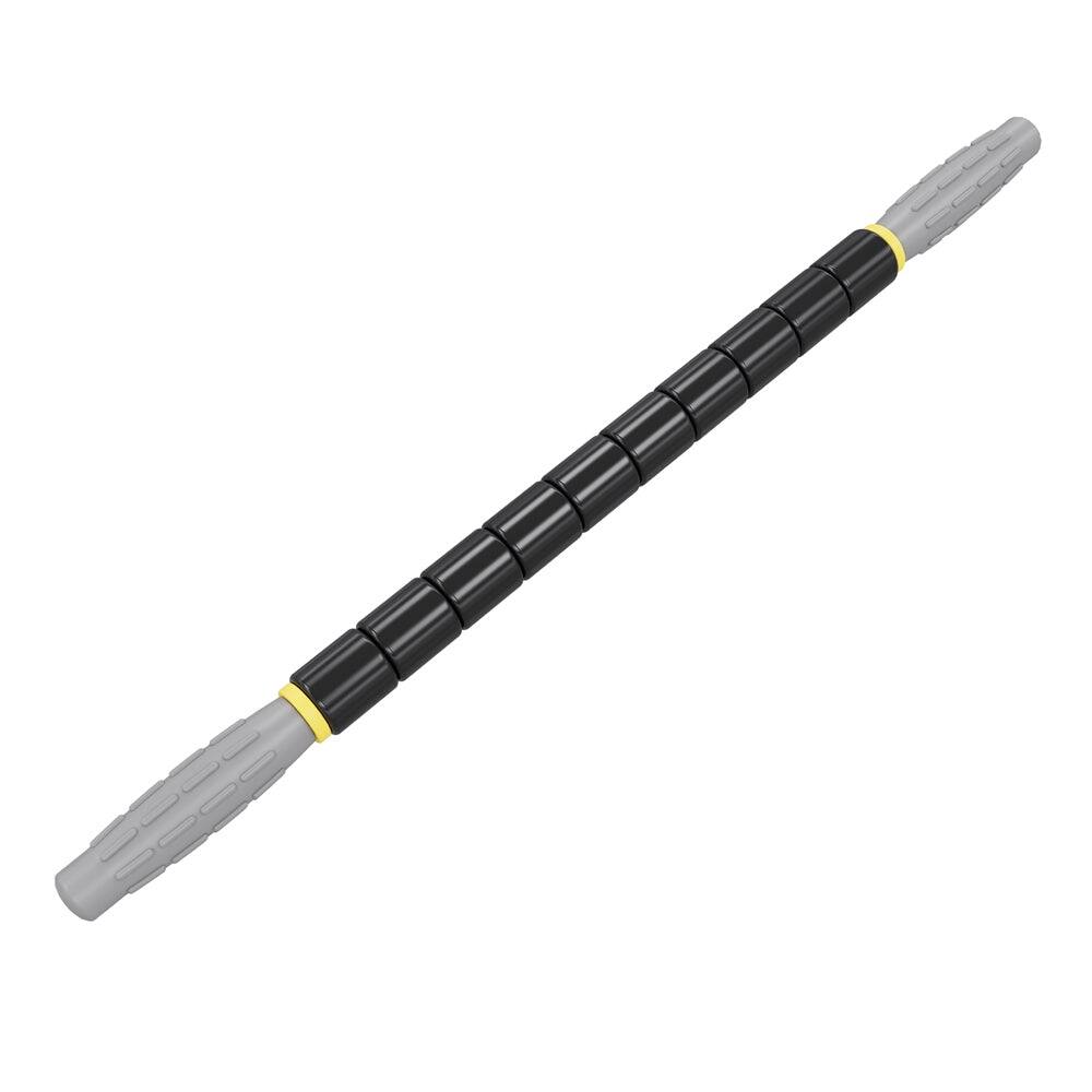Alt View 2. Power Systems - Muscle Massage Roller Stick - 21" Muscle Roller Reduce Soreness, Back Pain & More - Black/Gray.