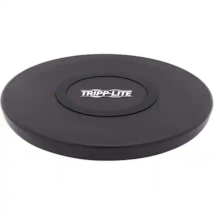 Front. Tripp Lite - Eaton Tripp Lite Series 10W Wireless Fast-Charging Pad, Black - 5 V DC Input - 5 V DC, 9 V DC Output - Input connectors: - Black.