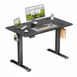 AOITUN - Electric Adjustable Height Standing Desk 40" for Home Office - Enhance Comfort and Ergonomics - Black