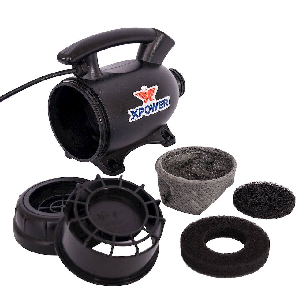 Left. XPOWER - Multi-Use Powered Air Duster, Dryer, Pump, Blower.