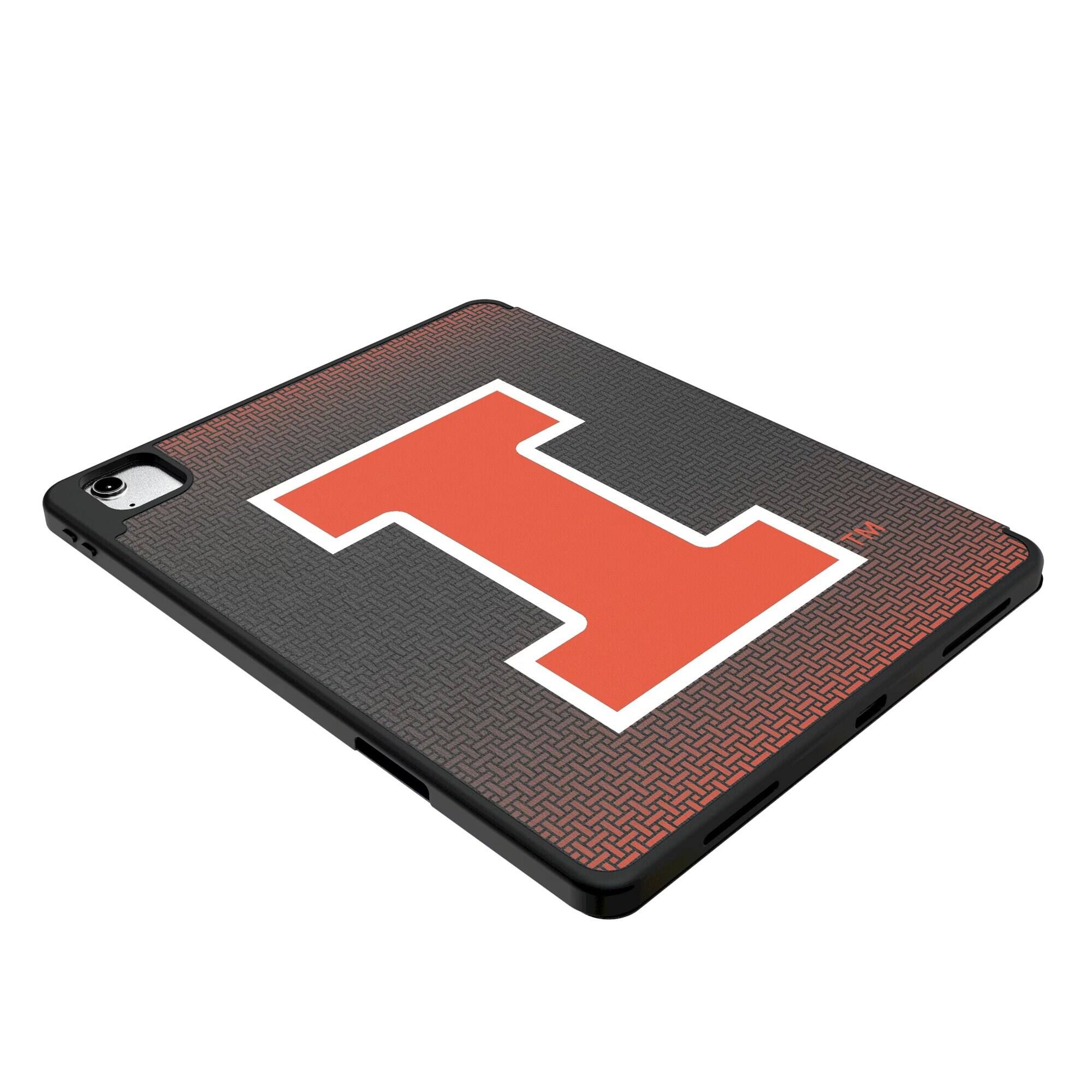 Alt View 2. Keyscaper - Illinois Fighting Illini iPad Case - 13in Air M2/M3 - Black.