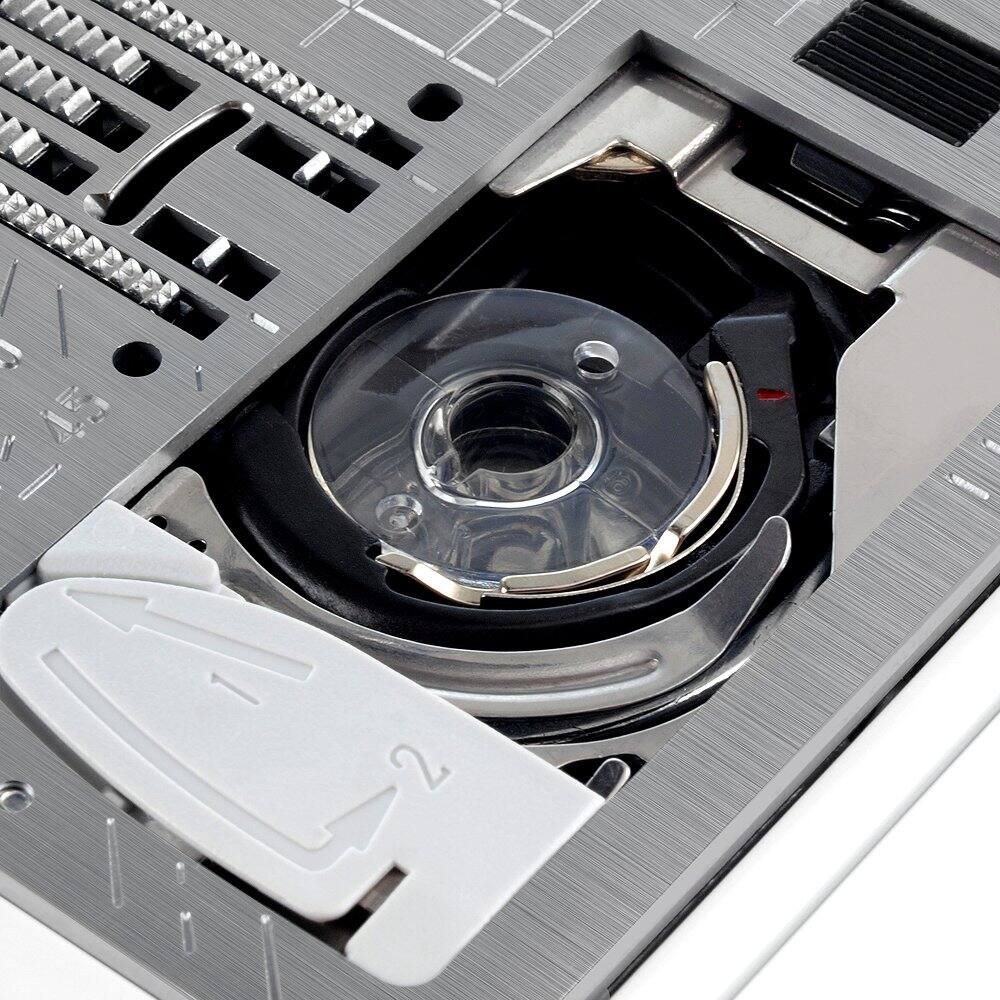 Alt View 1. Janome - Janome Memory Craft 8200 QCP Special Edition Computerized Sewing Machine - Includes Large Extension Table + Spool Stand - White.