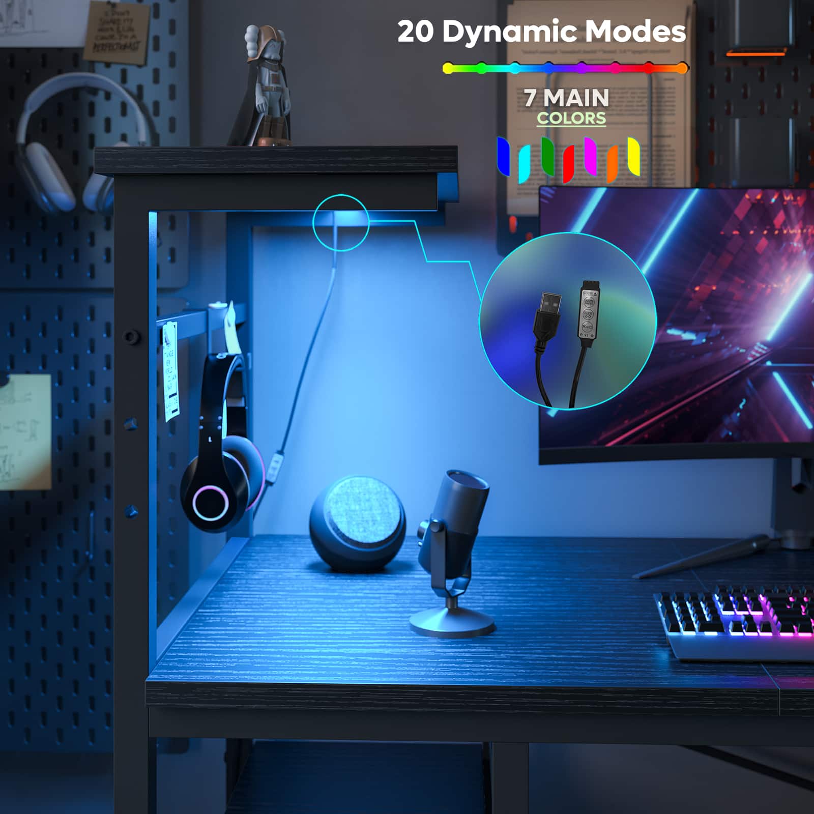 20 Dynamic Modes 7 Main Colors