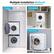 Multiple Installation Methods
Greatly save your space for more convenience
Stacking
Wall Mounted
Freestanding