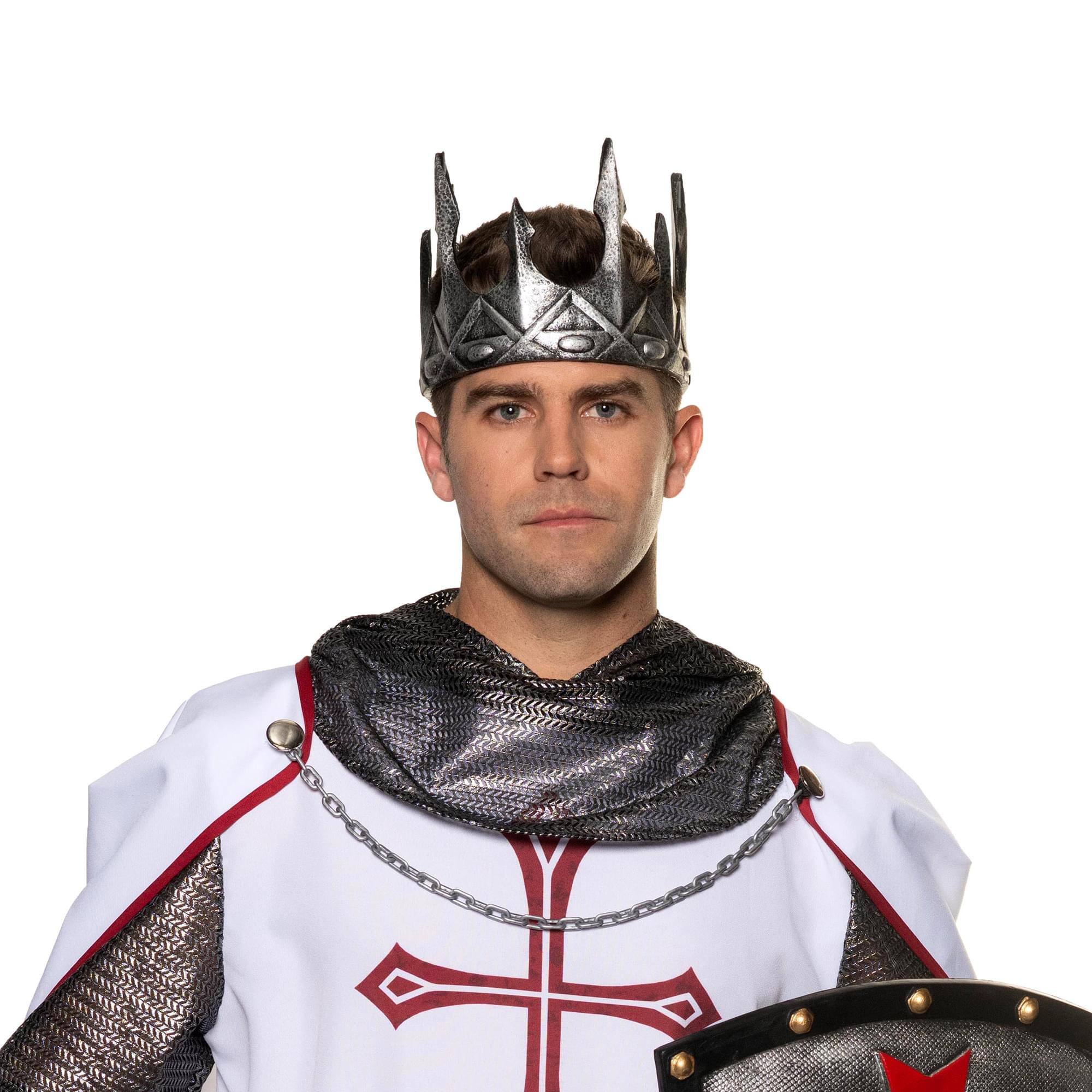 Front. Underwraps - King's Gold Crown Foam Adult Costume Accessory - Gold.