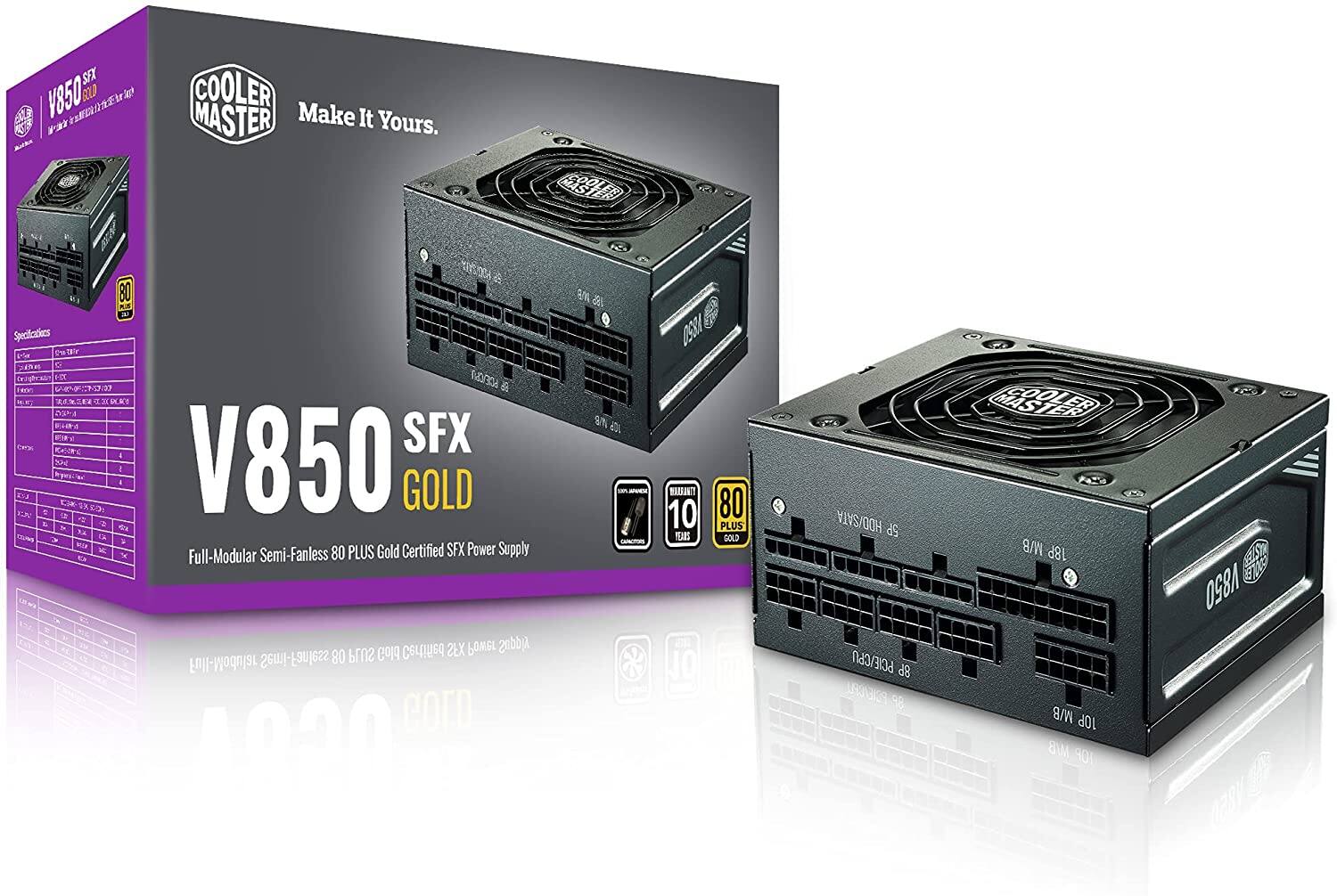 Cooler Master V850 SFX Gold Full Modular 80 Plus Gold SFX Power