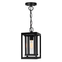CWI Lighting - Mulvane 1 Light Outdoor Hanging Light - Black