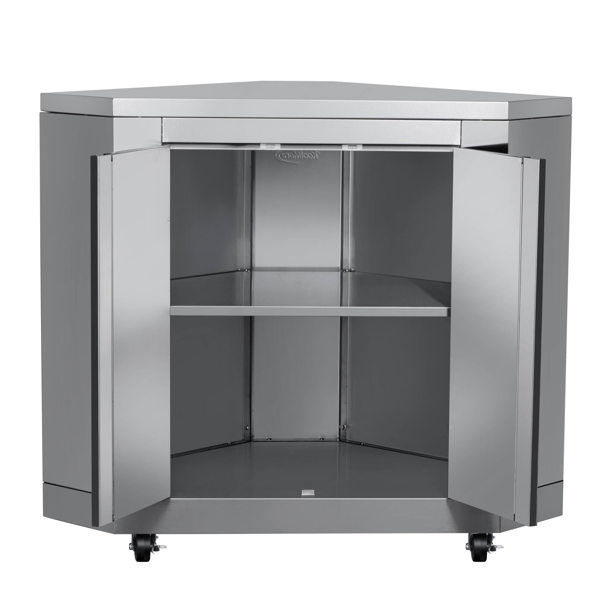 Back. Koolmore - 26 in. Stainless-Steel Corner Cabinet for Outdoor Kitchen (KM-OKS-CCAB) - Stainless Steel.