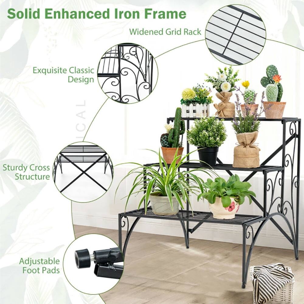 Solid Enhanced Iron Frame  
Widened Grid Rack  
Exquisite Classic Design  
Sturdy Cross Structure  
Adjustable Foot Pads