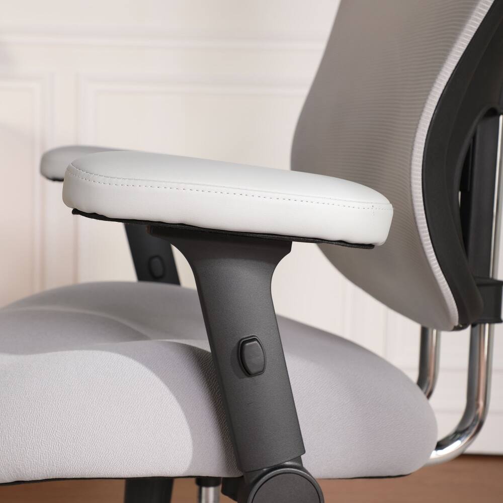 Alt View 10. Loheer - Loheer Big and Tall Office Chair Ergonomic Gaming Chair Grey - Grey.
