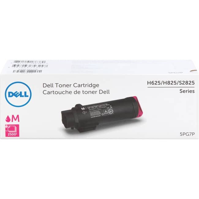 Dell - 5PG7P Original High Yield Laser Toner Cartridge - Magenta - 1 Each - 2500 Pages price history on PriceWatchPro