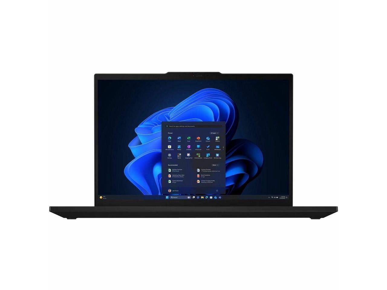 Alt View 1. Lenovo - Lenovo ThinkPad T16 Gen 4 21QE001UUS 16" Touch - Intel Core Ultra 5 - 16 GB - 512 GB SSD - Windows 11 Pro - Black.