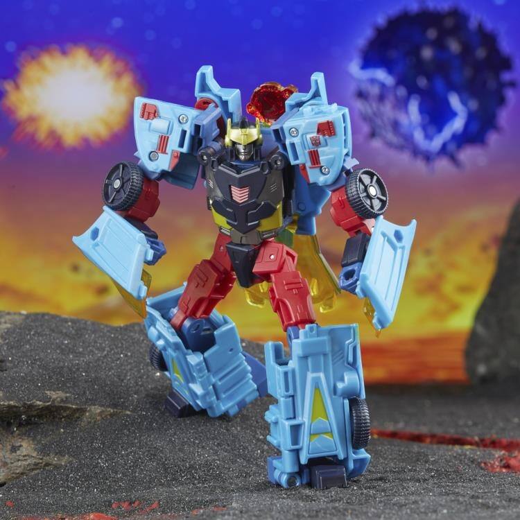Alt View 6. Transformers - TL-78 Cybertron Universe Hot Shot Japanese Version Deluxe Class | Transformers Generations Legacy.