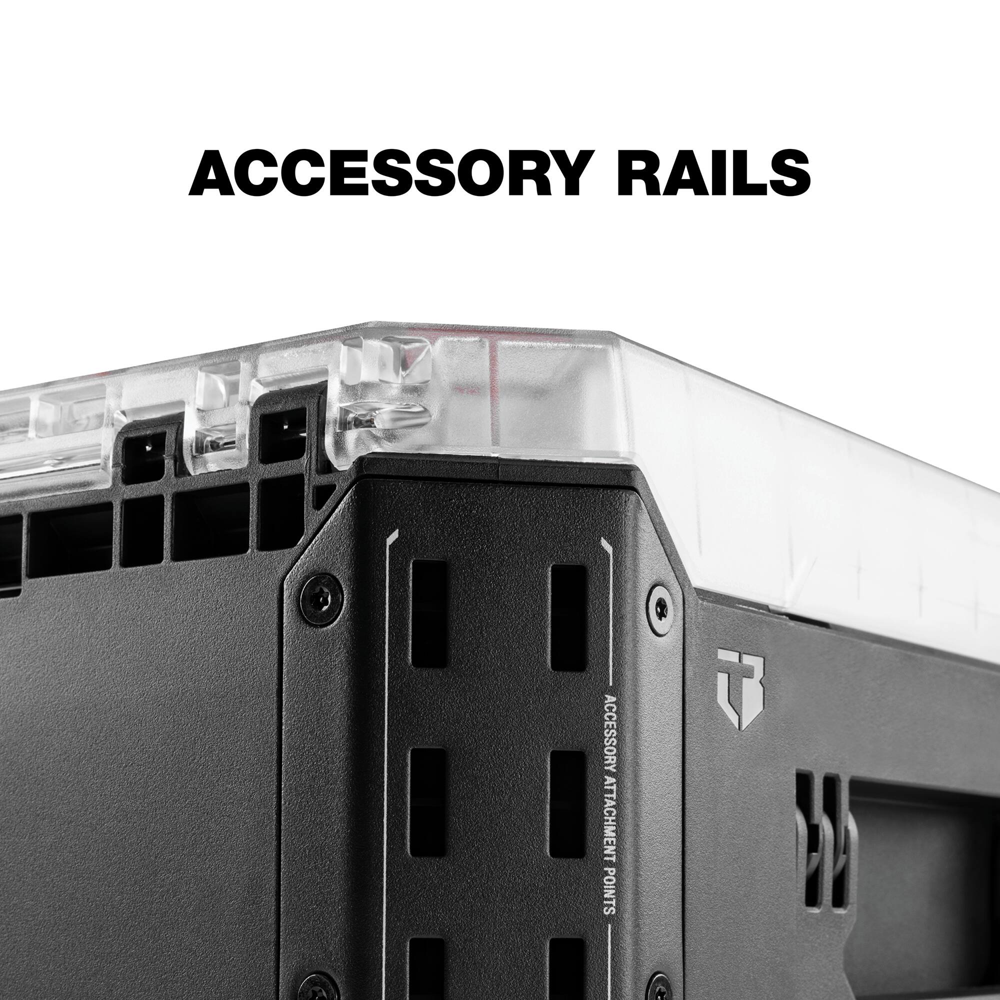 ACCESSORY RAILS  
ACCESSORY ATTACHMENT POINTS