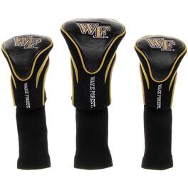 Team Golf - Wake Forest Demon Deacons 3-Pack Contour Golf Club Head Covers - Multicolor