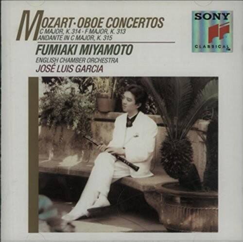 Mozart: Oboe Concertos  
C Major, K. 314  
F Major, K. 313  
Andante in C Major, K. 315  

Fumiaaki Miyamoto  
English Chamber Orchestra  
Jose Luis Garcia  

Sony Classical