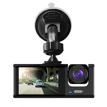 Front. Supersonic - Roadeye Pro Mountable Car Digital Video Recorder with Rear Cam - Black.