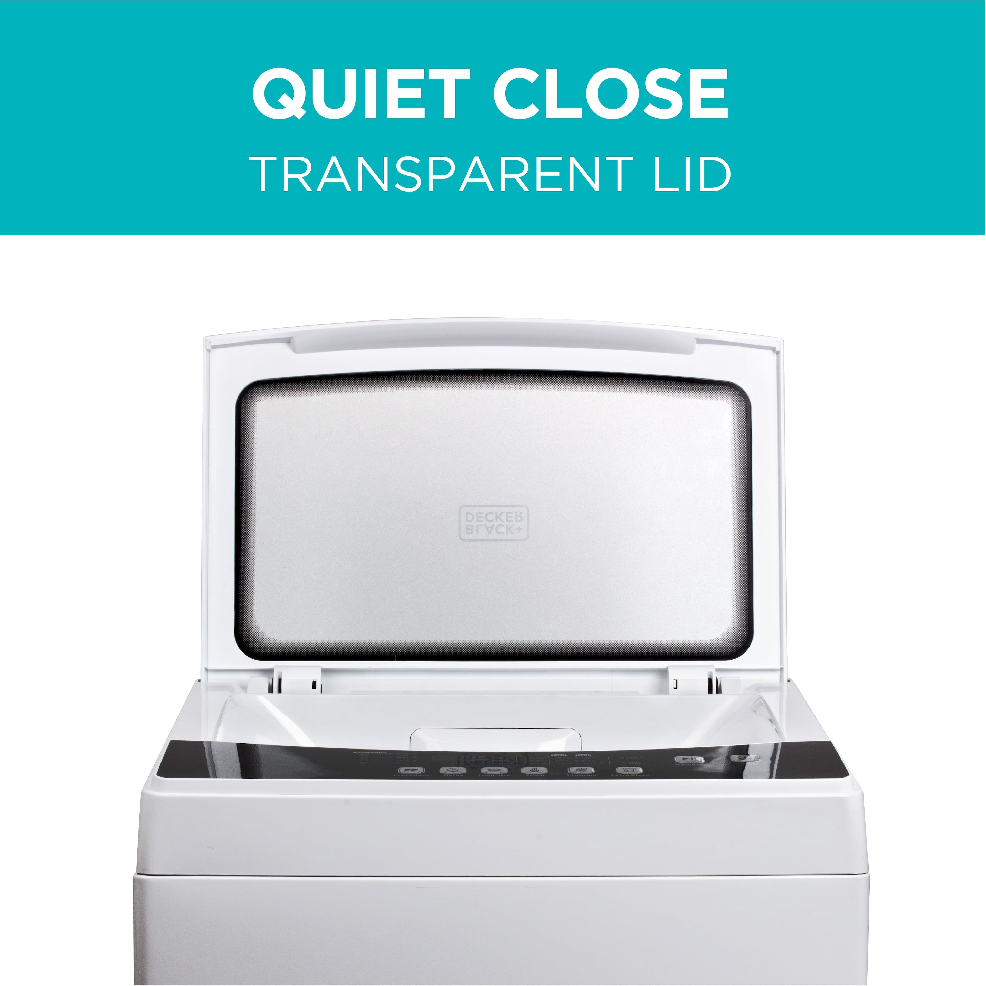 QUIET CLOSE TRANSPARENT LID