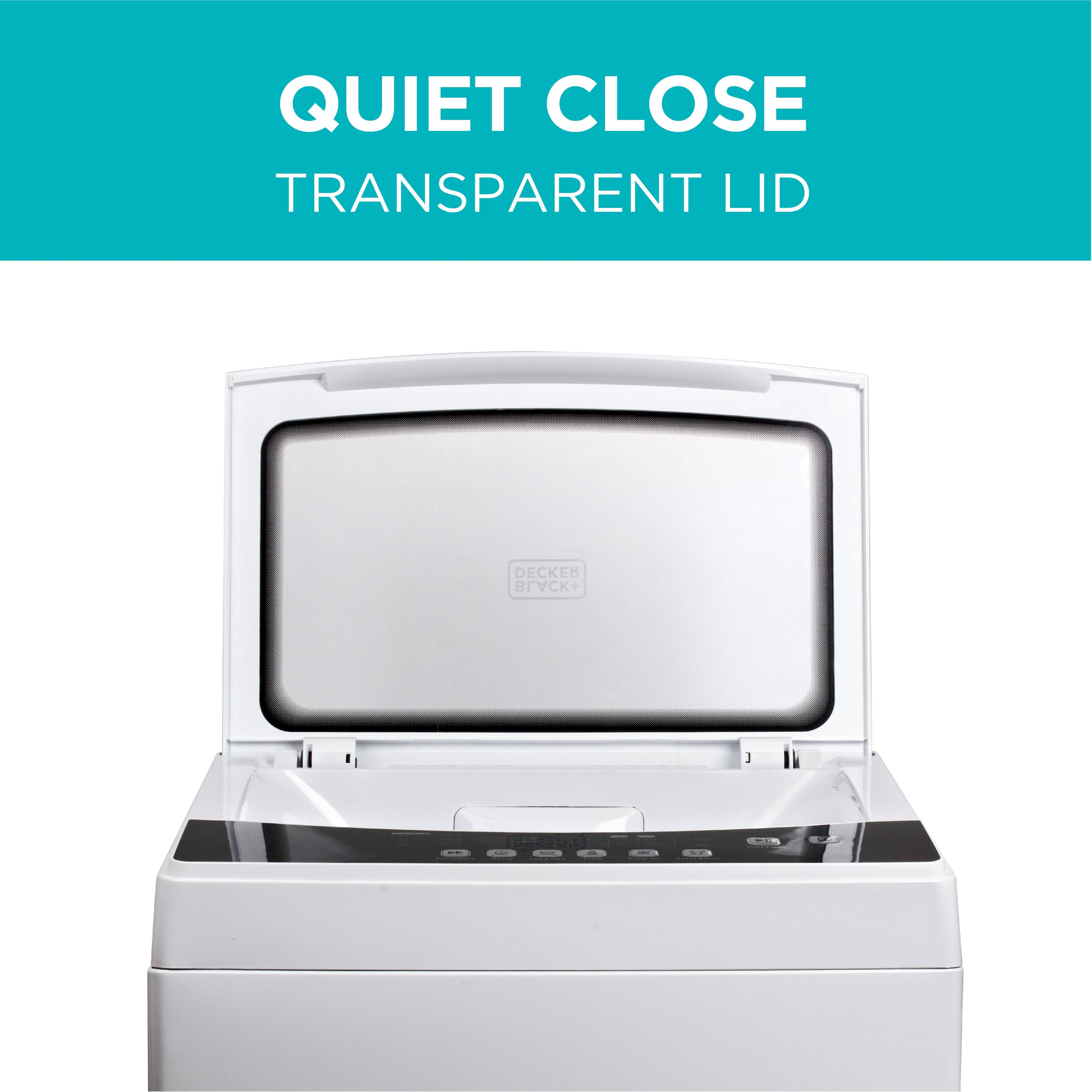 QUIET CLOSE TRANSPARENT LID