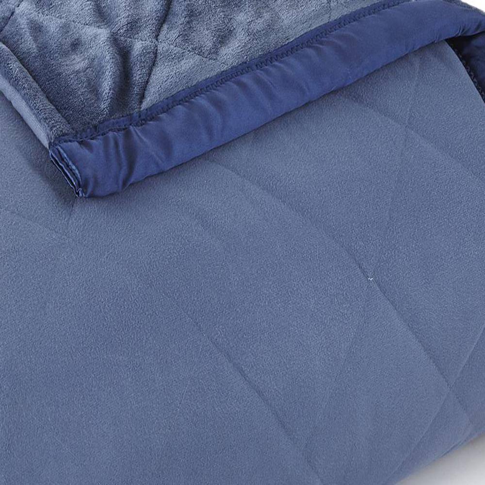 Alt View 2. Shavel Home Products - Shavel Micro Flannel High Quality Heating Technology Ultra Velvet Reversible Electric Blanket - Full 72 x90" - Indigo. - Indigo.