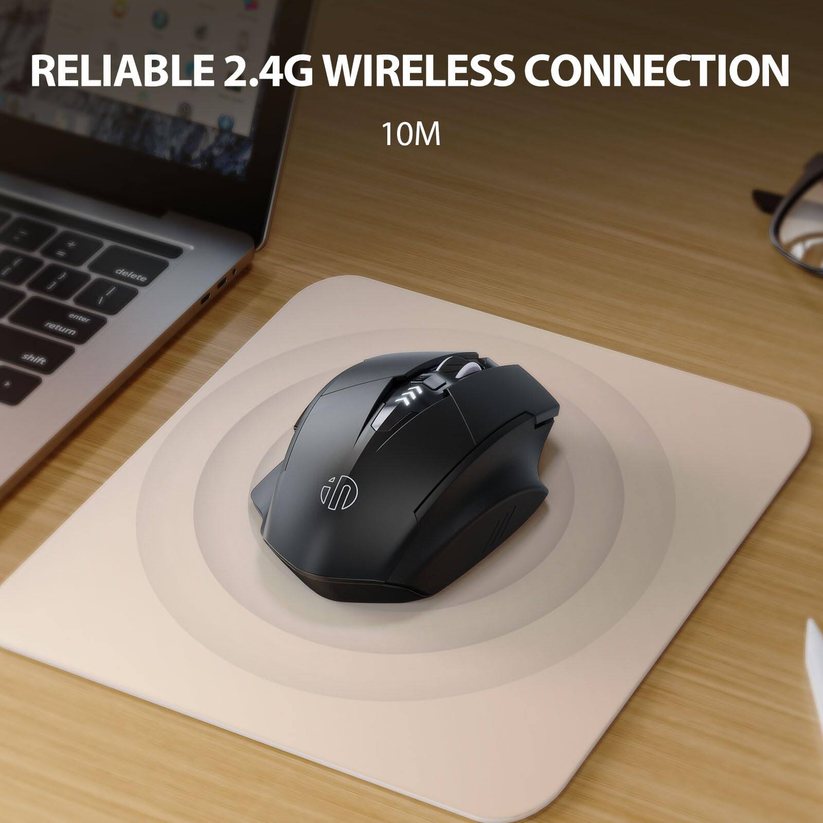 RELIABLE 2.4G WIRELESS CONNECTION  
10M