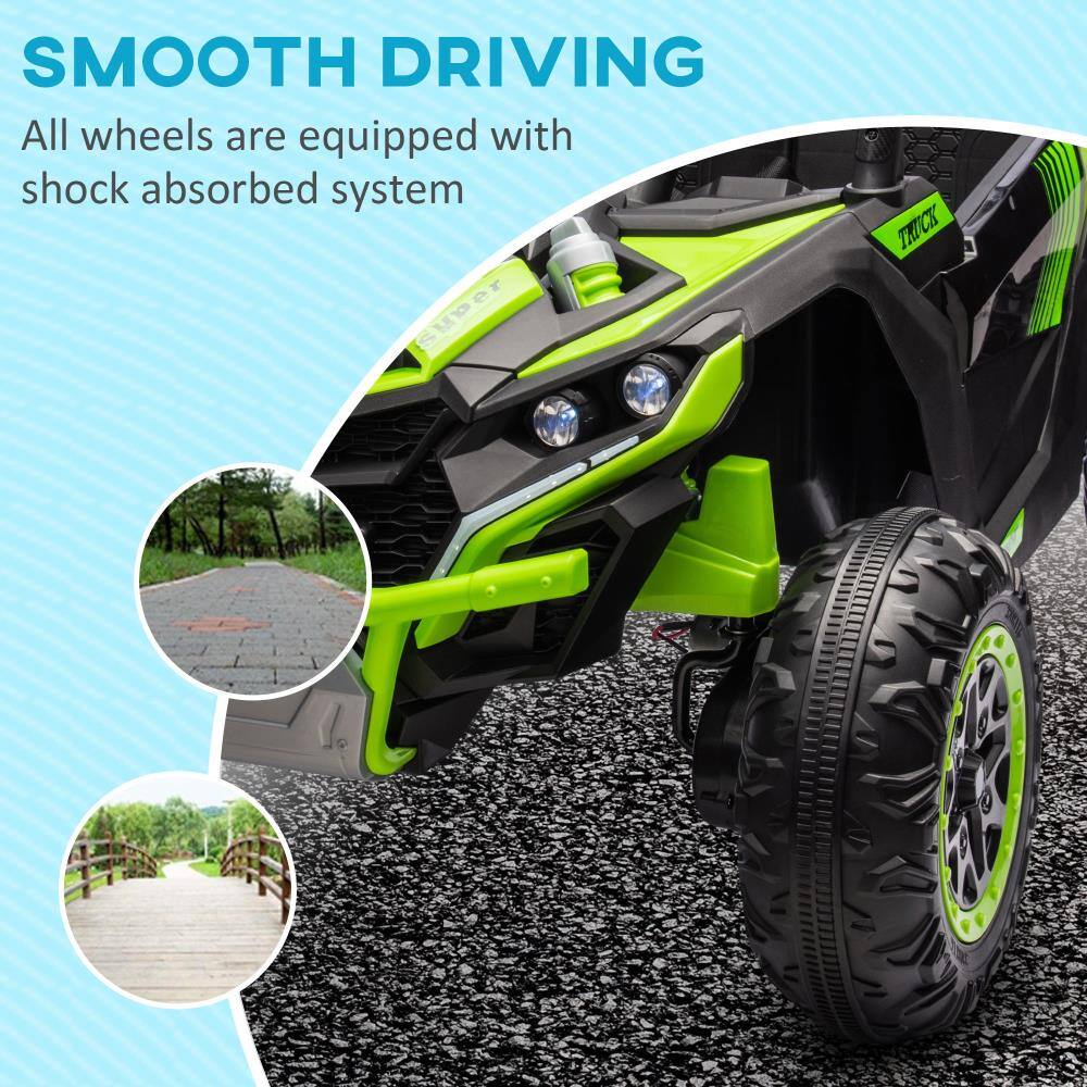 SMOOTH DRIVING  
All wheels are equipped with shock absorbed system
