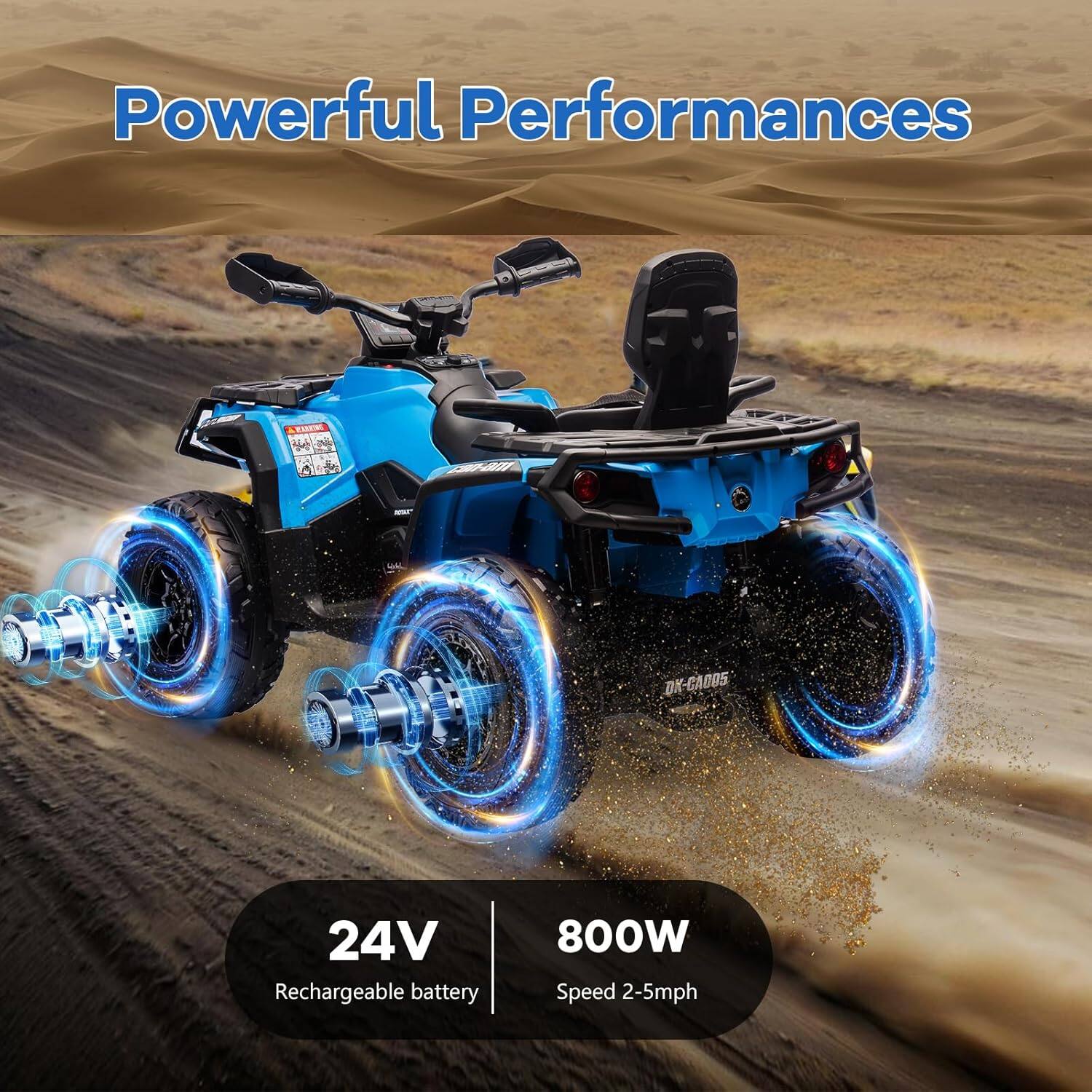 Powerful Performances

24V Rechargeable battery

800W Speed 2-5mph