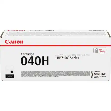 Canon Cartridge 040H
High Capacity
For LBP710C Series
Canon Genuine Toner Cartridge & Parts