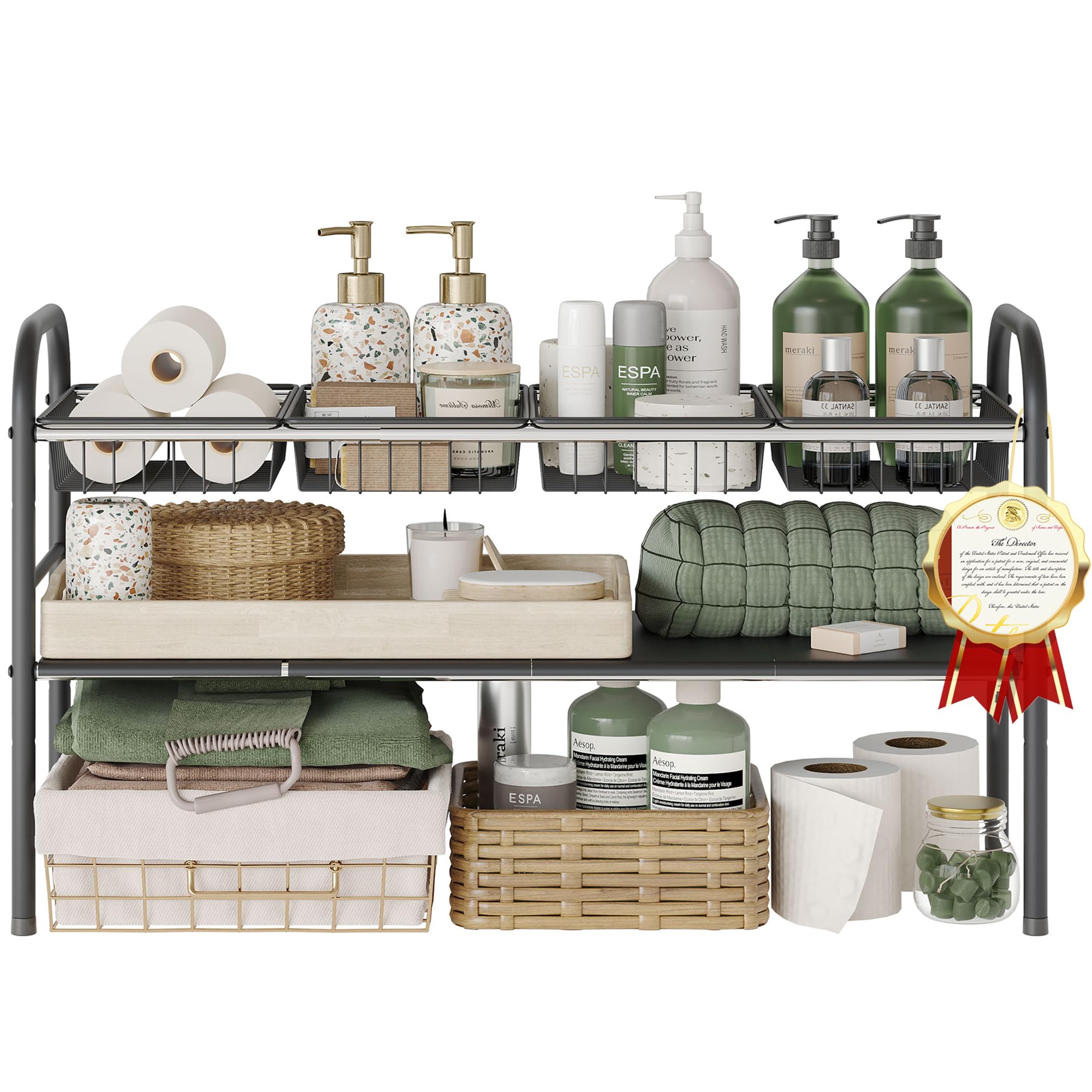 4 Panels and 4 Baskets