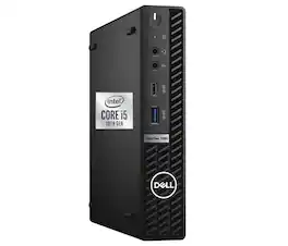 Dell - Refurbished Excellent - Optiplex 7080 Micro Form Factor Business Desktop PC Computer, Intel Core i5-10th Gen 16GB RAM 256GB NVMe SSD, Win 11 Pro