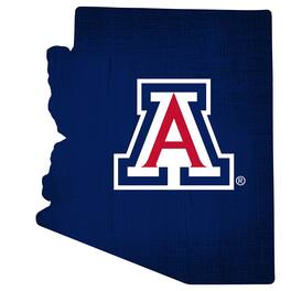 Fan Creations - Arizona Wildcats 12" Logo State Sign - Multicolor