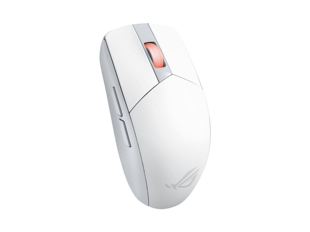 Alt View 3. ASUS - Asus ROG Strix Impact III Wireless - 57g, 36K DPI, Bluetooth/2.4GHz, 618hr Battery, Replaceable Switches, White - White.