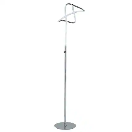 Front. Manhattan Lane - Sea 61 Inch Floor Lamp, Accent Twisted LED, Modern Style, Chrome Base.