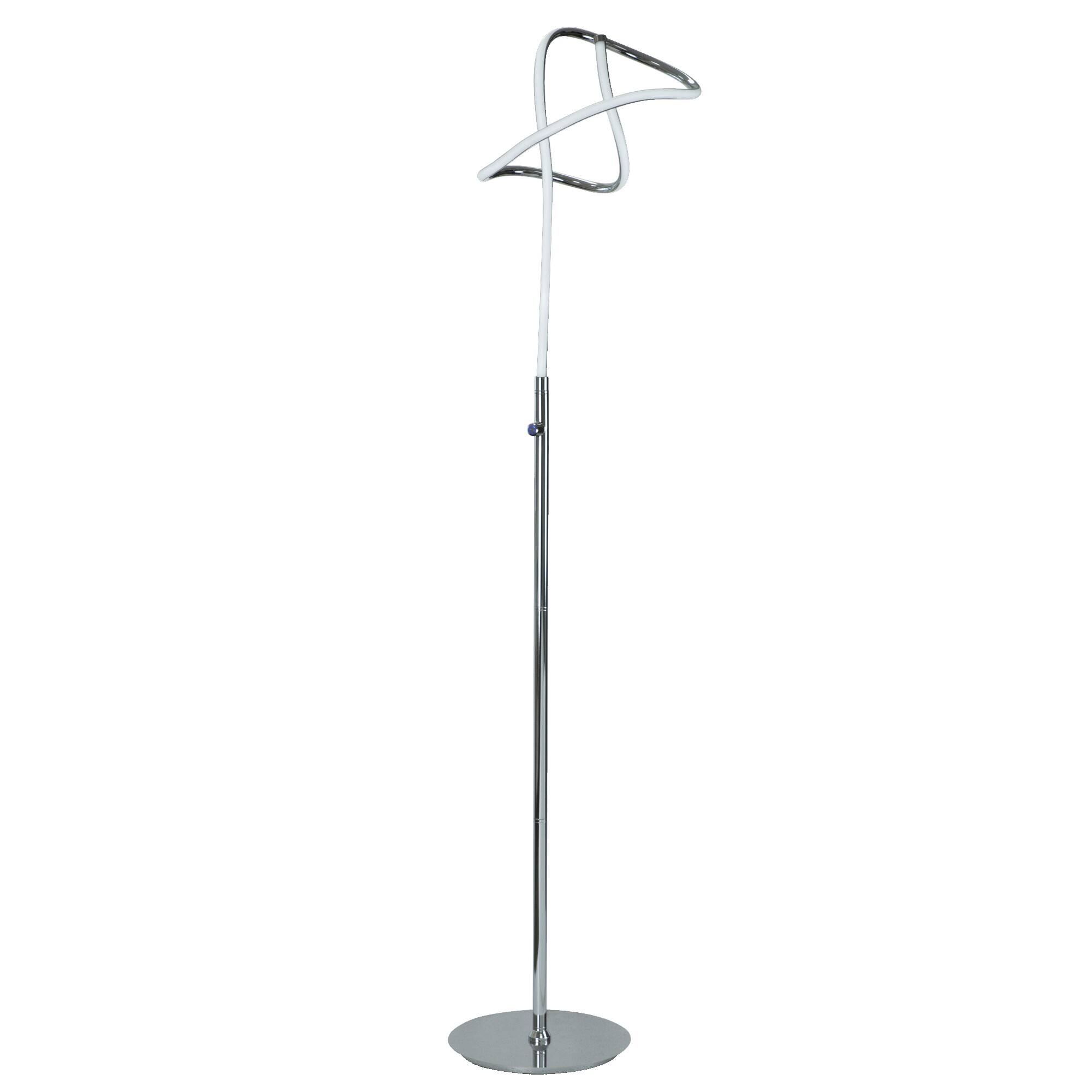 Front. Manhattan Lane - Sea 61 Inch Floor Lamp, Accent Twisted LED, Modern Style, Chrome Base.