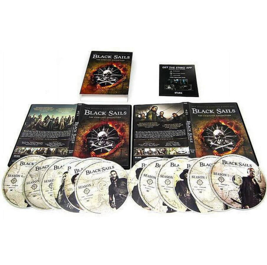 Left. Black Sails: The Complete Collection   - DVD.