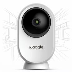 Front. Waggle - Waggle RV Mini Camera - 1080p HD Security Cam for RVs, 128GB SD 2-Way Audio Night Vision Motion Detect WiFi Sub Required.