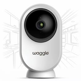Waggle - RV Mini Camera - 1080p HD Security Cam for RVs, 128GB SD 2-Way Audio Night Vision Motion Detect WiFi Sub Required