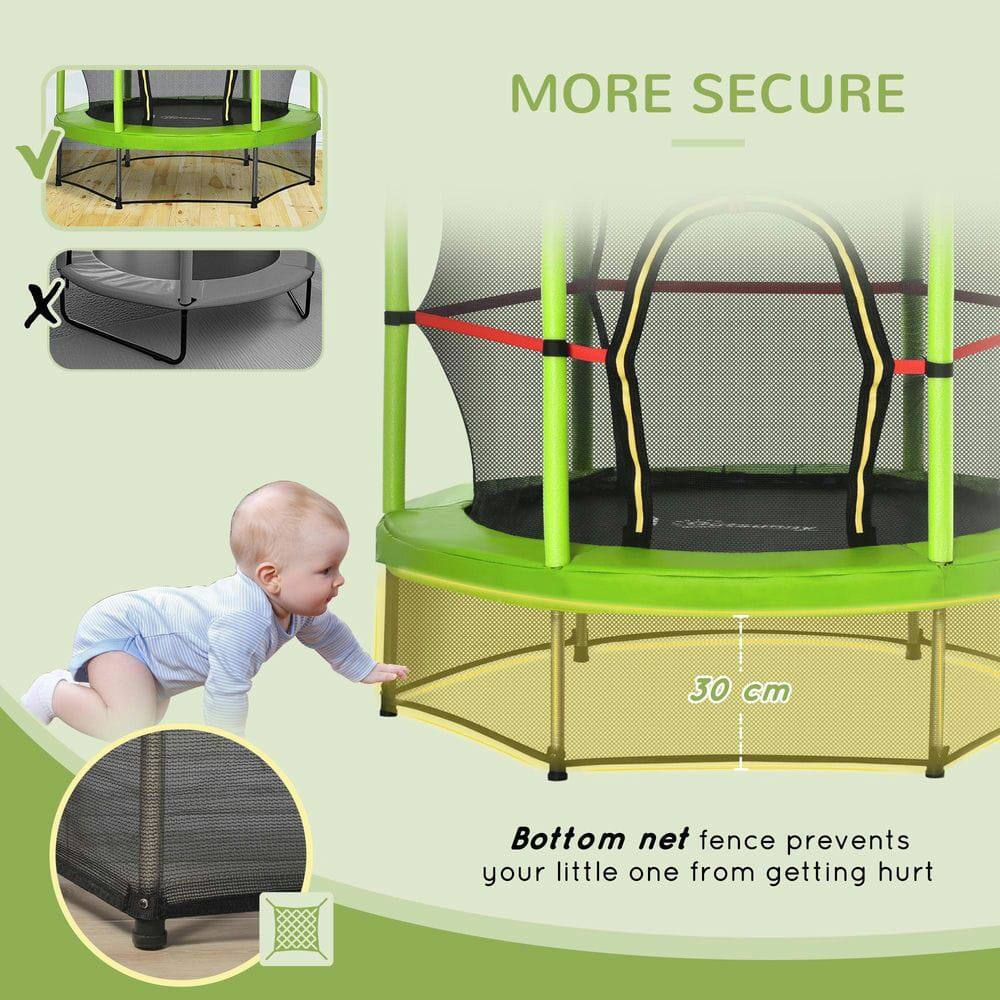 MORE SECURE

Bottom net fence prevents your little one from getting hurt

30 cm