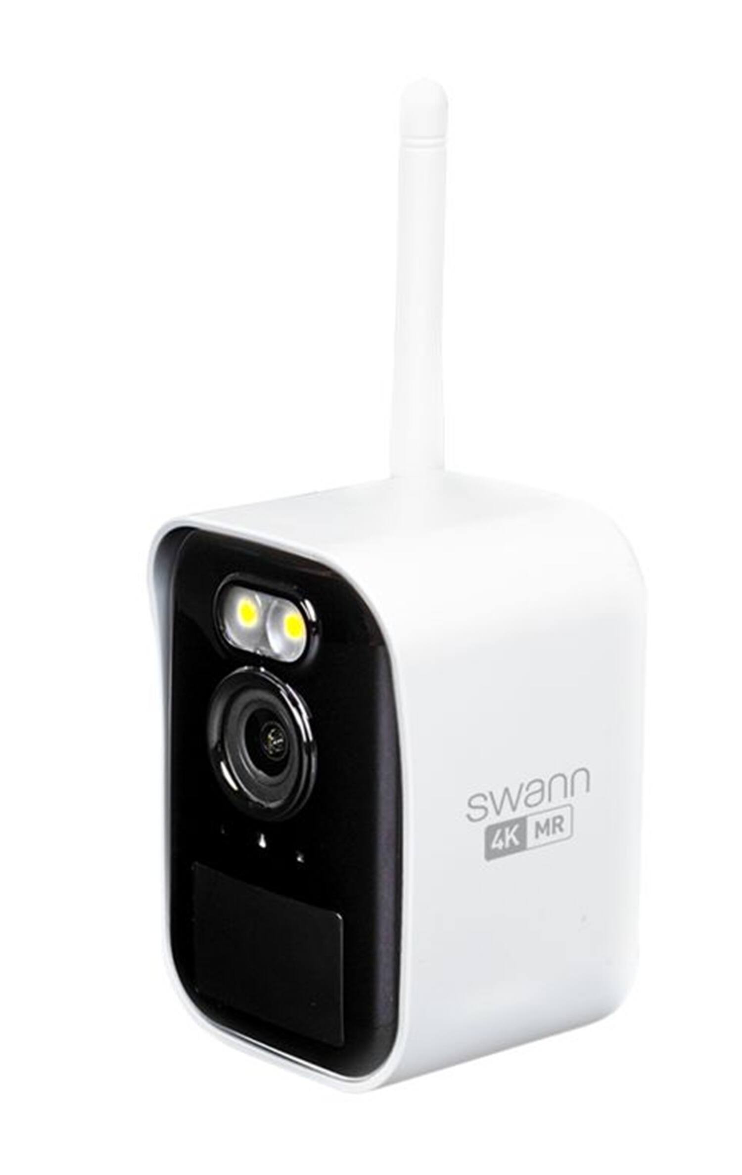 Alt View 4. Swann - Swann MaxRanger 4K Mini Security System 2 Wireless IP Security Cameras, Night Vision, Thermal Motion Detect, 64GB - White.