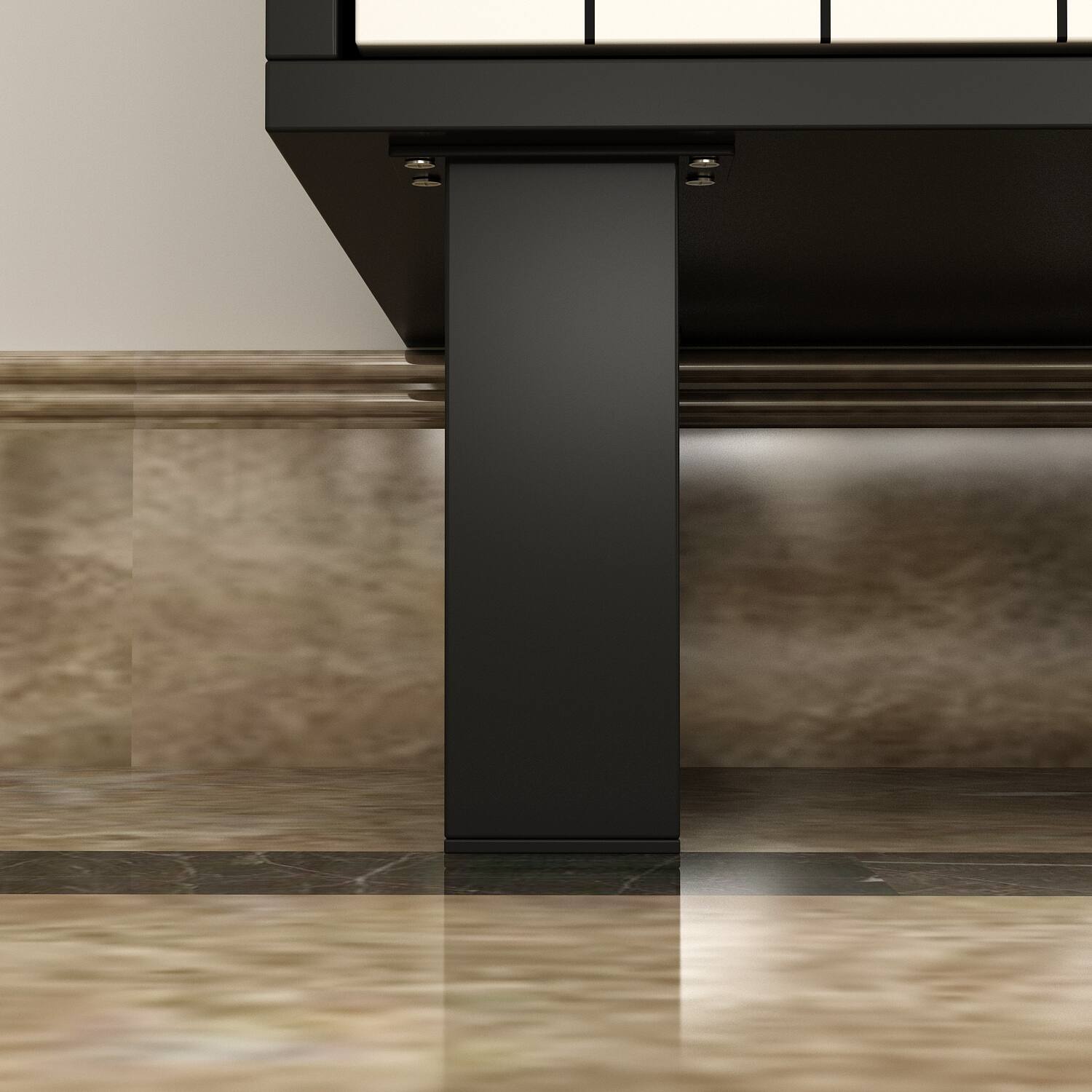 Alt View 8. Famapy - Famapy Credenza Sleek Storage with Safety + Smart Open Sideboard - White.