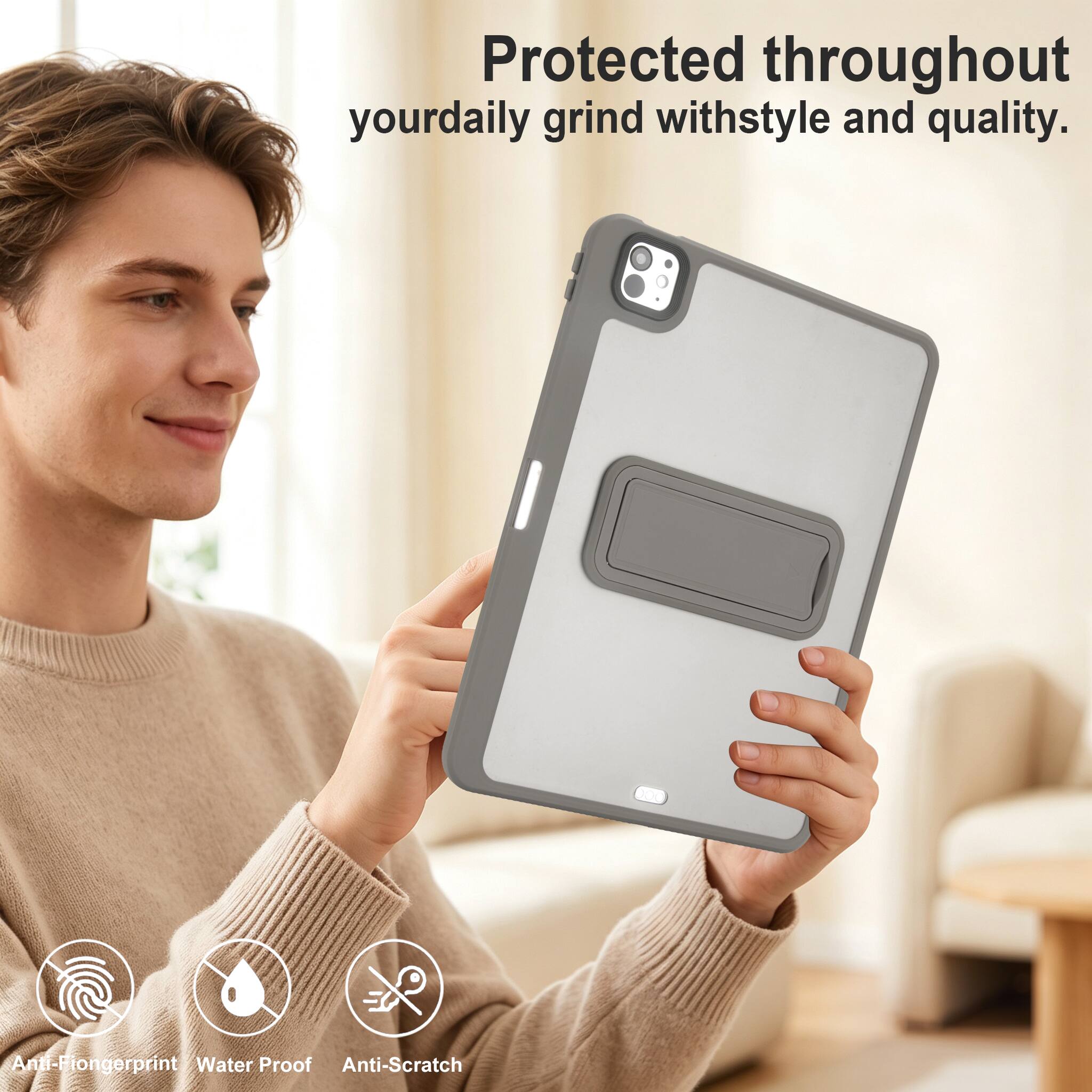 Protected throughout your daily grind with style and quality.

Anti-Fingerprint
Water Proof
Anti-Scratch