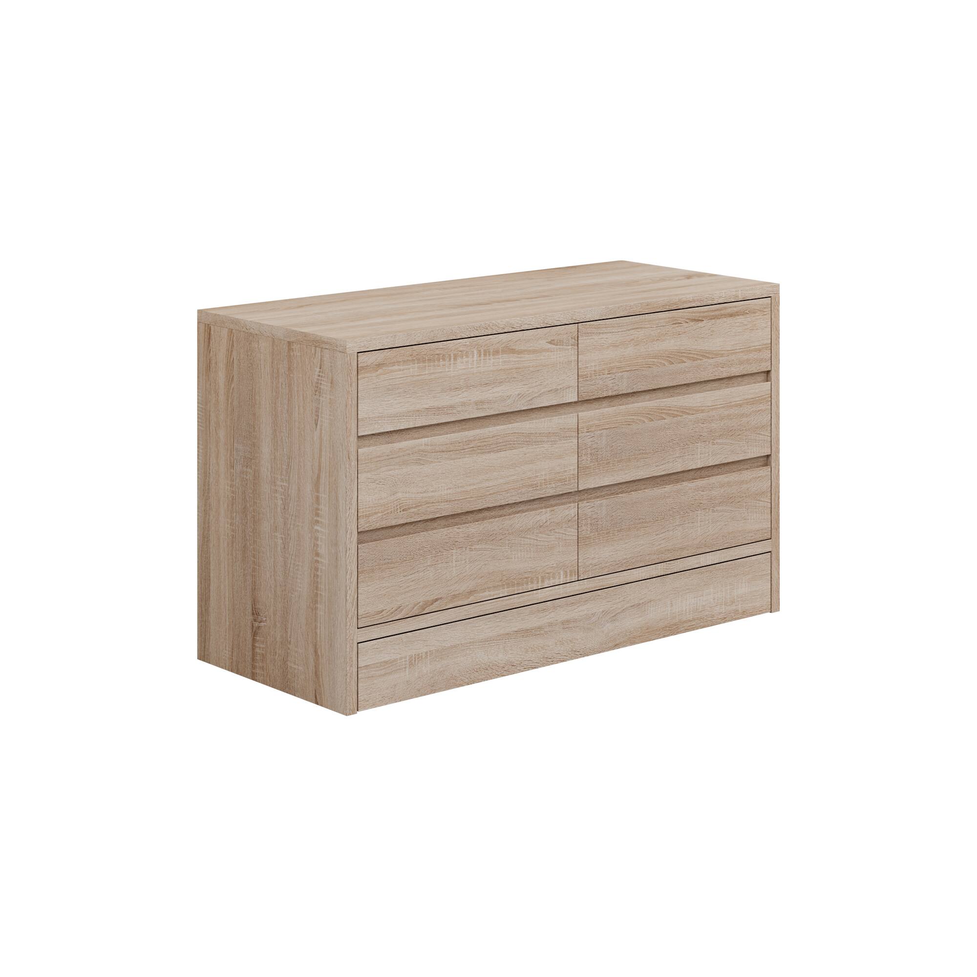 Angle. Famapy - Famapy Wood - Grain Dresser with Hidden Drawers: Multi - Scene Storage Solution - Wooden.
