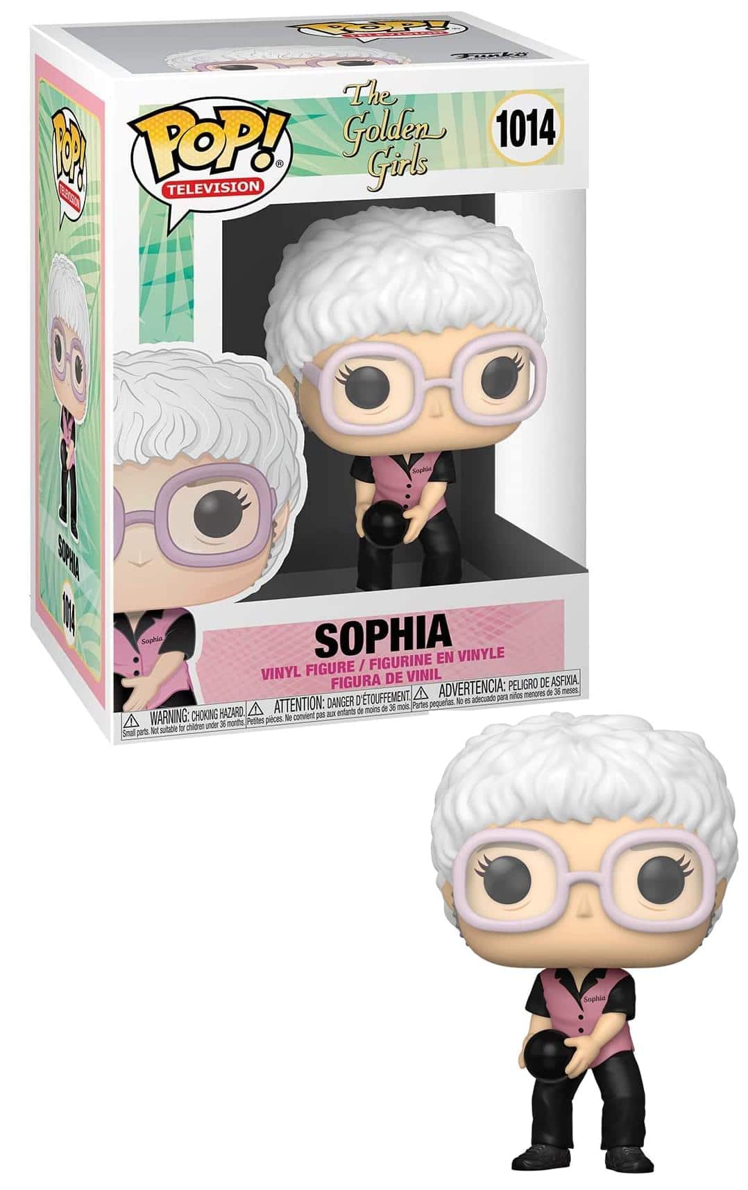 The Golden Girls Funko POP Vinyl Figure | Sophia (Bowling Uniform) - Pink price history on PriceWatchPro