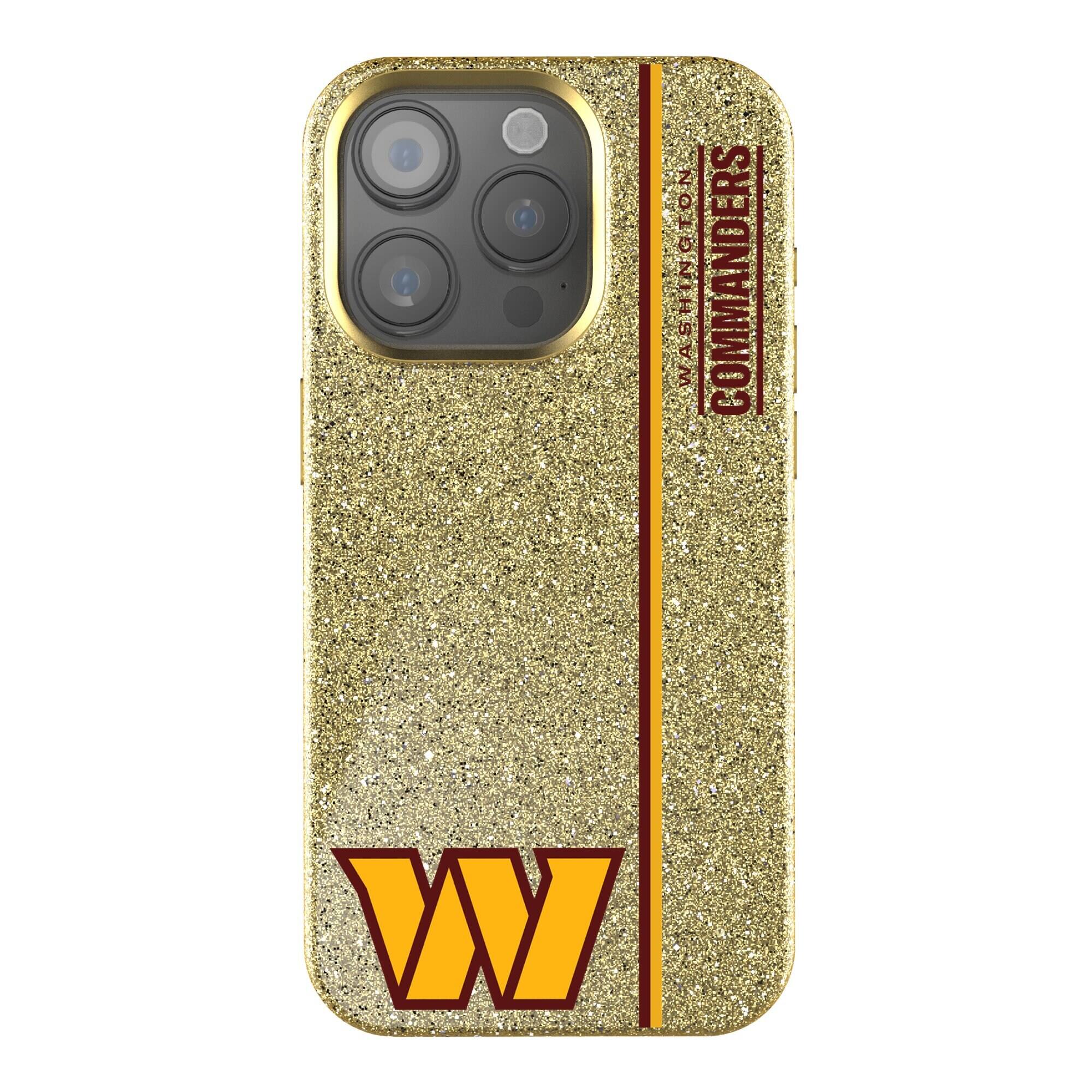 Keyscaper - NFL - Washington Commanders iPhone Bling Case - 16 Pro Max - Gold