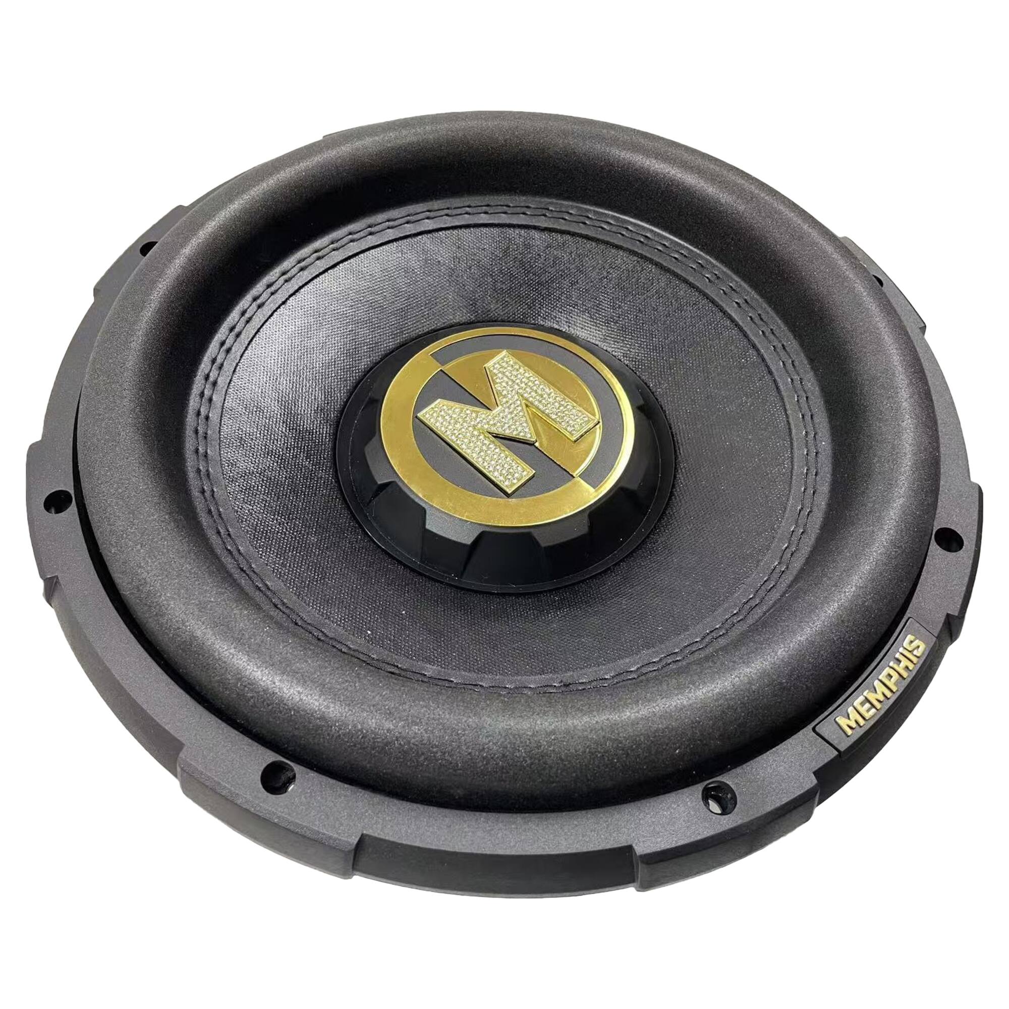 Alt View 10. Memphis Car Audio - Memphis Audio 60th Anniversary MJP1222 MOJO Pro Series 12" Component Subwoofer with Dual 2-ohm Voice Coils - Black/Gray.