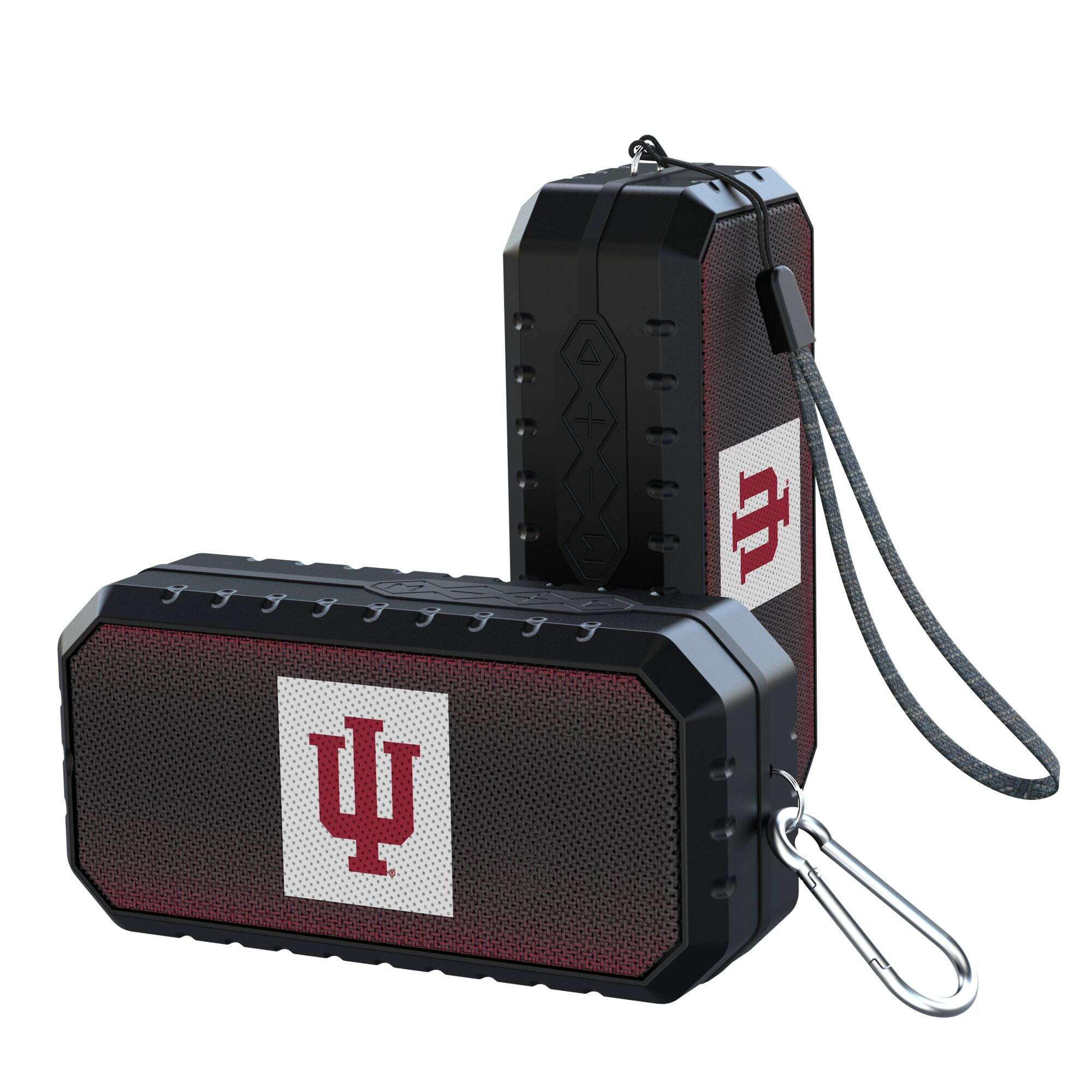 Keyscaper - Indiana Hoosiers Water Resistant Linen Print Bluetooth Speaker - Black price history on PriceWatchPro