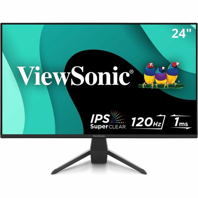 ViewSonic - VX2470-MHD 24 Inch 1080p IPS Monitor with 120Hz, 1ms, Variable Refresh Rate, Eye Care, HDMI, VGA and - Unknown