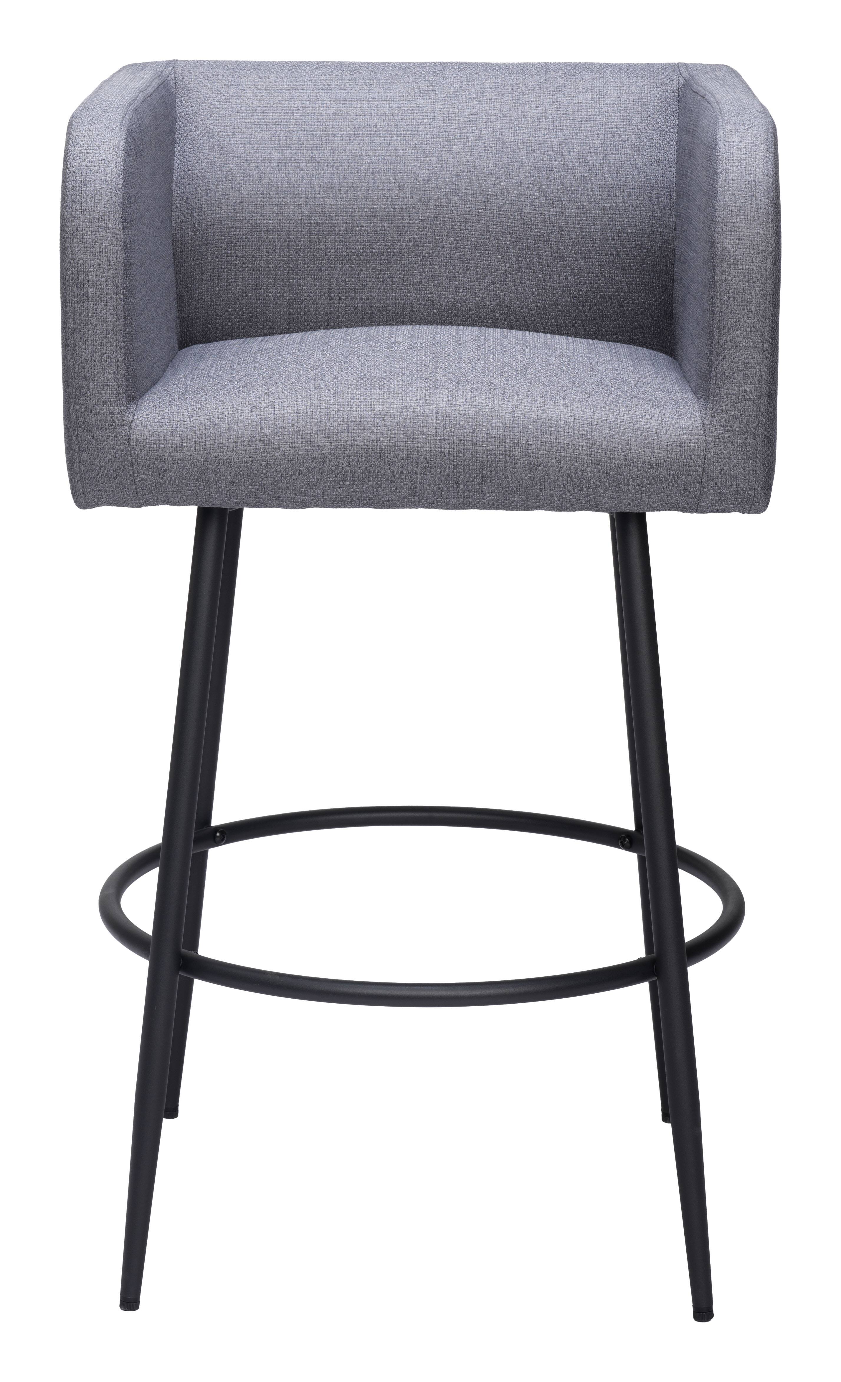 Alt View 1. Hivvago - Horbat Barstool (Set of 2) Gray - Gray.